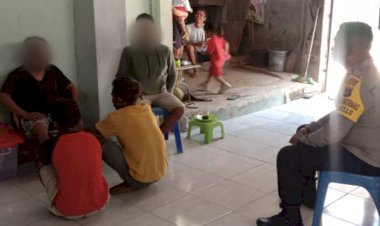 Bhabinkamtibmas-Kelurahan-Bello-Tangani-Kasus--Pencurian-Semen-di-Toko-Bangunan-Oleh-Karyawannya