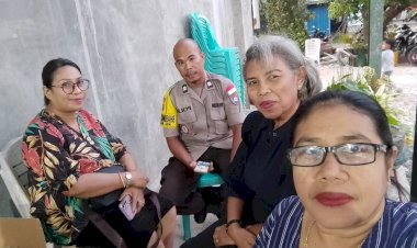 Patroli-Dialogis-Bhabinkamtibmas-dan-Babinsa-di-Gereja-Hosana-Batuplat:-Membangun-Toleransi-dan-Kebersamaan