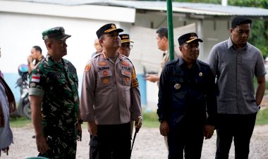 Kapolresta-Bersama-Forkopimda-Cek-Kesiapan-Sejumlah-TPS-di-Kota-Kupang