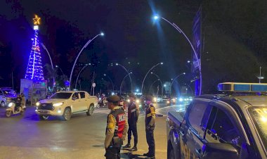 Patroli-Rutin-Polresta-Kupang-Kota,-Antisipasi-Gangguan-Kamtibmas