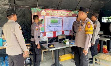 Kapolresta-Kupang-Kota-Pantau-Langsung-Pos-Pengamanan-dan-Pelayanan-Operasi-Lilin-Turangga
