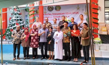 Wakili-Kapolresta,-Kapolsek-Kota-Lama-Hadiri-Natal-Oikumene-dan-Tahun-Baru-Bersama-di-Rutan-Kelas-IIB-Kupang