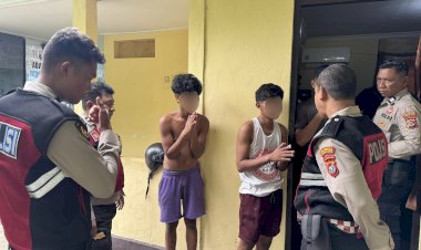 Pesta-Miras-di-Pinggir-Jalan,-Patroli-Samapta-dan-Bhabinkamtibmas-Nefonaek-Amankan-2-Pemuda-Mabuk.