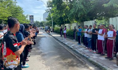 Olahraga-Bersama-Polresta-Kupang-Kota,-Kombes-Aldinan-Manurung:-Wujud-Syukur-Atas-Kesehatan-yang-Prima.