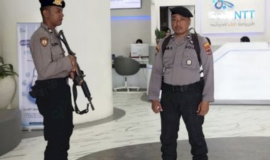 Unit-Pam-Obvit-Polresta,-Amankan-Objek-Vital-Perbankan-di-Kota-Kupang.