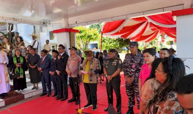 Kapolresta-Kombes-Aldinan-Manurung,-Ikut-dalam-Seremoni-Penyambutan-Wali-Kota-dan-Wakil-Wali-Kota-Kupang.