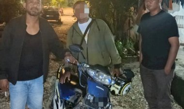 Gunakan-Helm-untuk-Memukul-Sopir-Truk,-Pemotor-Diamankan-Polsek-Maulafa,-Terancam-2-Tahun-Penjara.