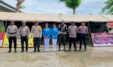 Pastikan-Kondusif,-Polresta-Kupang-Kota-Siagakan-Personel-Operasi-Ketupat-di-Lippo-Plaza.