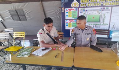 Sidokkes-Polresta-Kupang-Kota-Cek-Kesehatan-Personel-di-Pos-Pos-Pengamanan