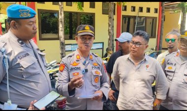 Kapolsek-Kota-Lama-Rilis-Barang-Temuan-dan-Barang-Bukti-Sepeda-Motor-Hasil-Sitaan