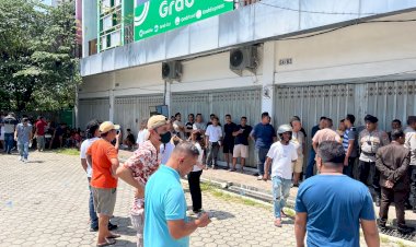 Aksi-Spontan-Driver-Grab,-Polsek-Kota-Raja-Lakukan-Pengamanan