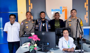 Kapolresta-Kombes-Aldinan-Ikuti-Dialog-Pagi-Bersama-RRI,-Bahas-Strategi-Pawai-Paskah-Damai-di-Kota-Kupang.