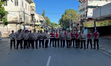 Polresta-Kupang-Kota-Terjunkan-Ratusan-Personel,-Amankan-Prosesi-Paskah-Pemuda-GMIT-Kota-Kupang.