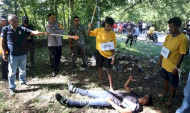 Rekonstruksi-Kejadian-Tindak-Pidana,-Bentuk-Komitmen-dan-Keseriusan-Polresta-Tangani-Kasus-Pembunuhan-di-Manulai-Dua.