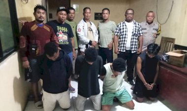 Polsek-Kota-Lama-Tangkap-4-Terduga-Pelaku-Pencurian-Barang-Elektronik