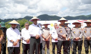 Kapolri-Mentan-Panen-Raya-Jagung-di-Bone,-Dukung-Program-Ketahanan-Pangan-Nasional