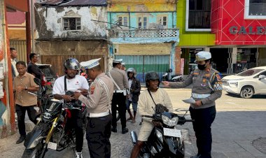 Puluhan-Pengendara-Diberikan-Teguran-dan-Imbauan-dalam-Operasi-Patuh-Turangga-Polresta-Kupang-Kota