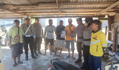 Laksanakan-Operasi-Patuh-Turangga-2025,-Polsek-Maulafa-Sosialisasi-Tertib-Berlalu-Lintas.