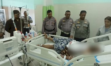 Kapolsek-Koja-Besuk-Anggota-yang-Sakit,-Wujudkan-Kepedulian-dan-Soliditas-Polri.