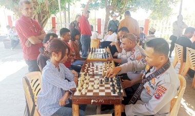 Sambut-HUT-Kemerdekaan-RI-Ke-80,-Polsek-Maulafa-Gelar-Turnamen-Catur.