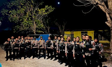 Polresta-Kupang-Kota-Terus-Lakukan-Pengamanan-dan-Penggalangan-di-Lokasi-Kejadian.