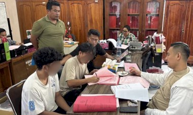 Satreskrim-Polresta-Kupang-Kota-Limpahkan-Tersangka-Kasus-Upal-ke-JPU