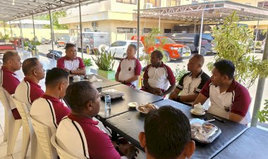 Kapolresta-Kupang-Kota-Gelar-Coffee-Morning:-Evaluasi-Kinerja-dan-Tegaskan-Komitmen-Jaga-Kamtibmas.