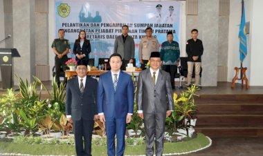 Kapolresta-Kombes-Djoko-Lestari,-Hadiri-Pelantikan-Sekda-Definitif-Kota-Kupang.