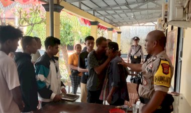 Bhabinkamtibmas-Batuplat-Fasilitasi-Mediasi-Kasus-Pengeroyokan,-Kedua-Pihak-Sepakat-Damai.