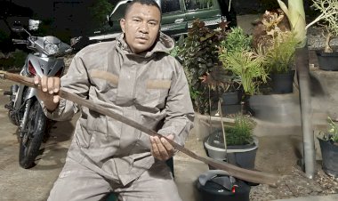 Polisi-RW.-16-Oesapa-Tangani-Kasus-Pembacokan,-Amankan-Sebilah-Parang-dari-TKP.