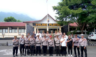 Wakapolri-Menyapa-Personel-Polres-Flores-Timur,-Tekankan-Standar-Layanan-110-&-Pamapta-Merata-Nasional.