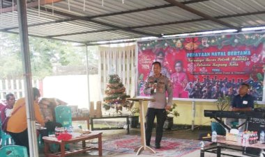 Polsek-Maulafa-Pererat-Kebersamaan-dengan-Perayaan-Natal-Bertema-