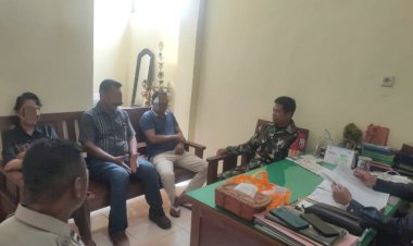 Bhabinkamtibmas-Jadi-Penghubung,-Gelar-Mediasi-Batas-Tanah-di-Oebufu.