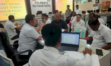 Itwasum-Polri-Gelar-Audit-Tematik-di-Polresta-Kupang-Kota,-Evaluasi-Penanganan-Perkara-Pidana-2024–2025.