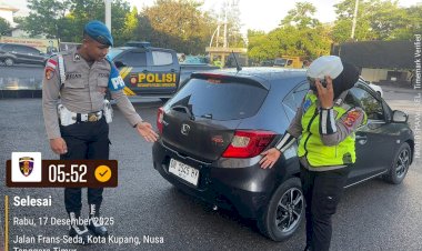 Propam-Polresta-Kupang-Kota,-Tindak-Anggota-Yang-Langgar-Aturan-Saat-Berdinas