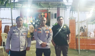 Polsek-Maulafa-Sukses-Amankan,-Perayaan-Natal-GBI-Pancaran-Penyeru-Sikumana-Penuh-Sukacita.