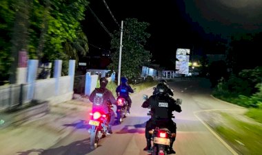 Patroli-Lampu-Biru-Perintis-Presisi,-Samapta-Polresta-Kupang-Kota-Jaga-Keamanan-Masyarakat.