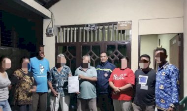 Bhabinkamtibmas-Sikumana-Jadi-Perekat-Sosial,-Selesaikan-Sengketa-Tanah-Warga-Binaan-dengan-Mediasi-Damai.