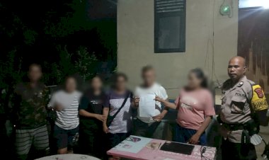 Hingga-Dini-Hari,-Bhabinkamtibmas-Batuplat-Berhasil-Mediasi-Perselisihan-Rumah-Tangga-Lewat-Jalur-Damai.