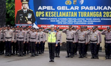 Polresta-Kupang-Kota-Gelar-Operasi-Keselamatan-Turangga-2026,-Tekan-Angka-Pelanggaran-dan-Kecelakaan-Lalu-Lintas.