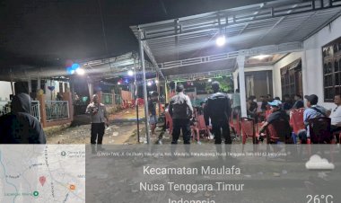 Patroli-Cipta-Kondisi-Dini-Hari,-Personel-Polsek-Maulafa-Bubarkan-Acara-Syukuran-yang-Ganggu-Warga.