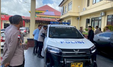 Polresta-Kupang-Kota-Terima-Mobil-Listrik-Pamapta-Baru,-Perkuat-Respons-Cepat-Layanan-Kepolisian.