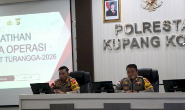 Wakapolresta-Kupang-Kota-Pimpin-Latpraops-Ketupat-Turangga-2026,-Tekankan-Pelayanan-Humanis.