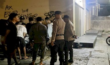 Jaga-Kamtibmas-Kondusif,-Patroli-Polsek-Maulafa-Imbau-Anak-Muda-Nongkrong-Hingga-Karaoke-Dini-Hari.