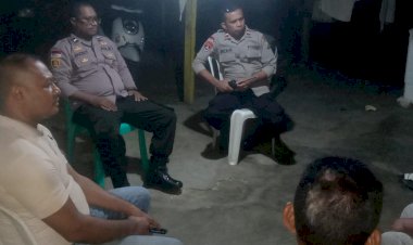 Patroli-Malam-Hari,-Polsek-Maulafa-Pastikan-Situasi-Kamtibmas-Kondusif:-Kapolsek-Imbau-Warga-Bentuk-Siskamling-dan-Jauhi-Miras.
