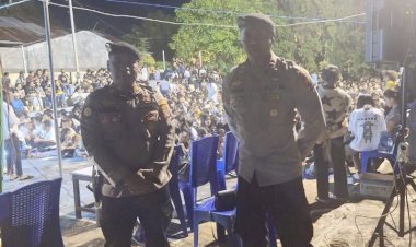 Kanit-Samapta-Polsek-Maulafa-Pimpin-Pengamanan-Pawai-Paskah-Jemaat-GMIT-Imanuel-Oepura:-Umat-Rayakan-Kemenangan-Dengan-Sukacita.