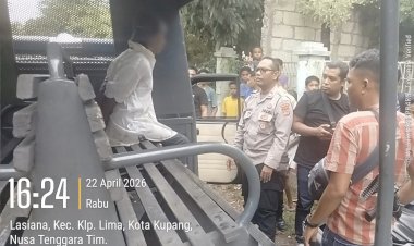 Respon-Cepat-Laporan-110,-Bhabinkamtibmas-dan-Piket-Polsek-Kota-Lama-Amankan-Pria-Berinisial-Sajam-yang-Resahkan-Warga-Lasiana.