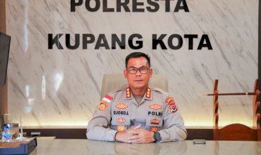 Rekayasa-Lalu-Lintas-Gerak-Jalan-Peringati-Hardiknas,-Satlantas-Polresta-Kupang-Kota-Imbau-Masyarakat-Cari-Jalur-Alternatif.