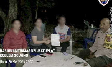 Bhabinkamtibmas-Batuplat-Berhasil-Mediasi-Kasus-Dugaan-Penggelapan-Emas-47-Gram-Secara-Kekeluargaan.