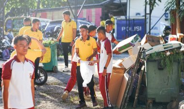 Polresta-Kupang-Kota-Kerja-Bakti-di-Asrama-Lasikode,-Wujudkan-Lingkungan-Asri-dan-Sehat.